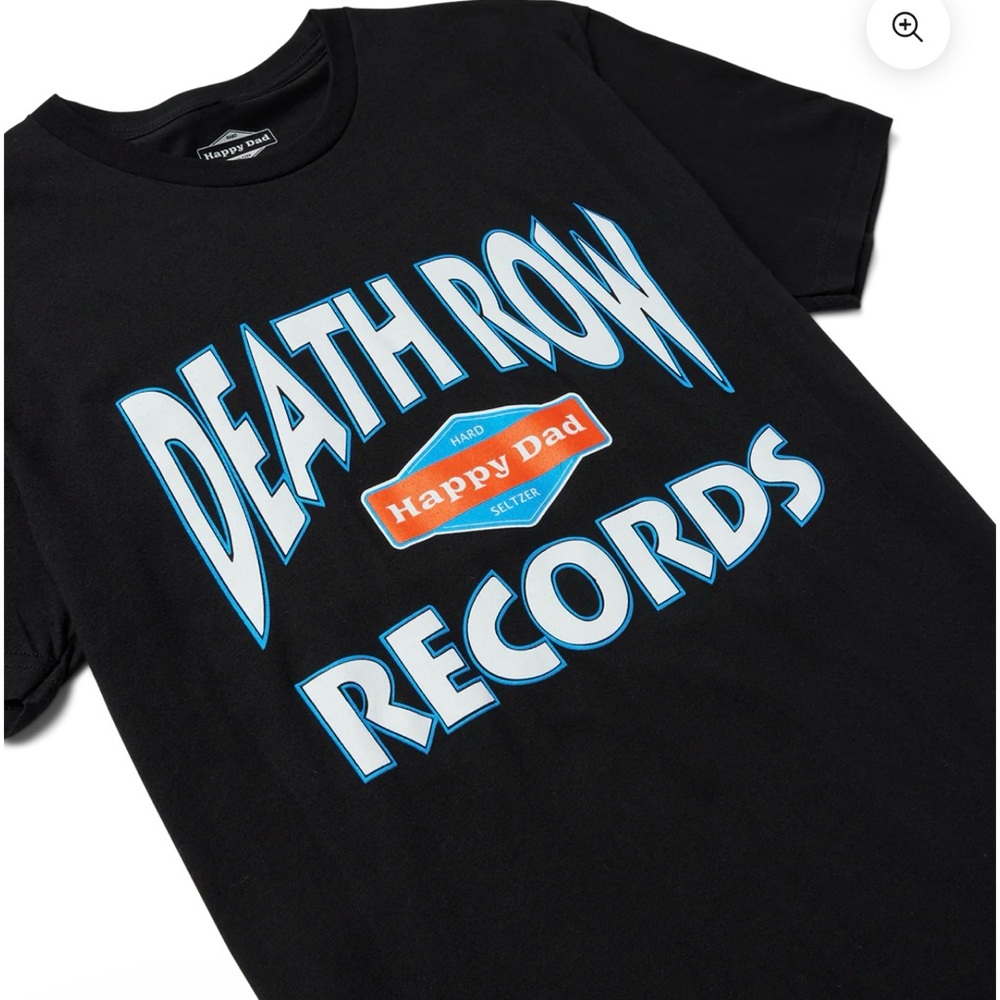 HAPPY DAD X DEATH ROW COLLAB black TEE shirt NWT - Picture 2 of 4